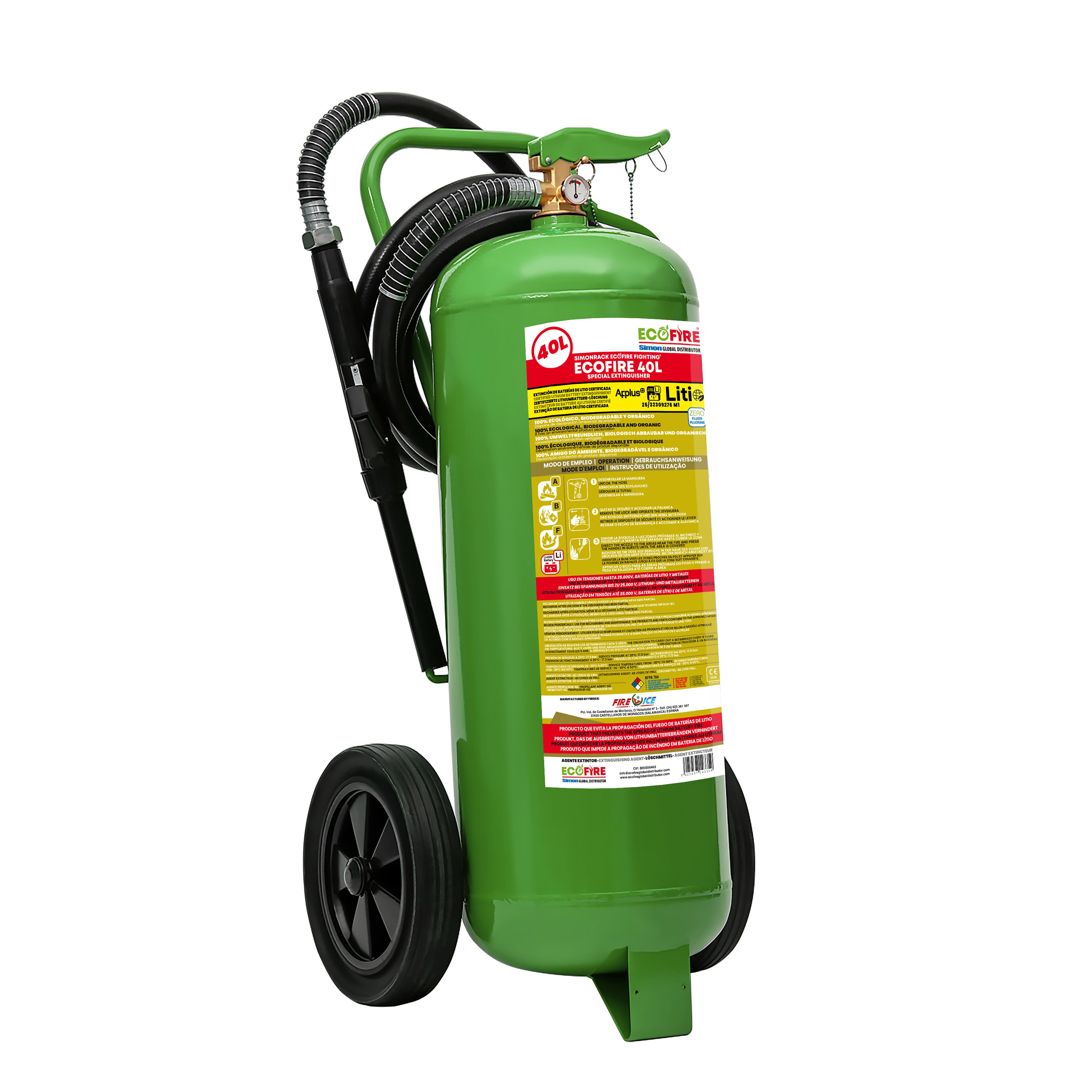 Equipo móvil ECOFIRE Fighting 40 L