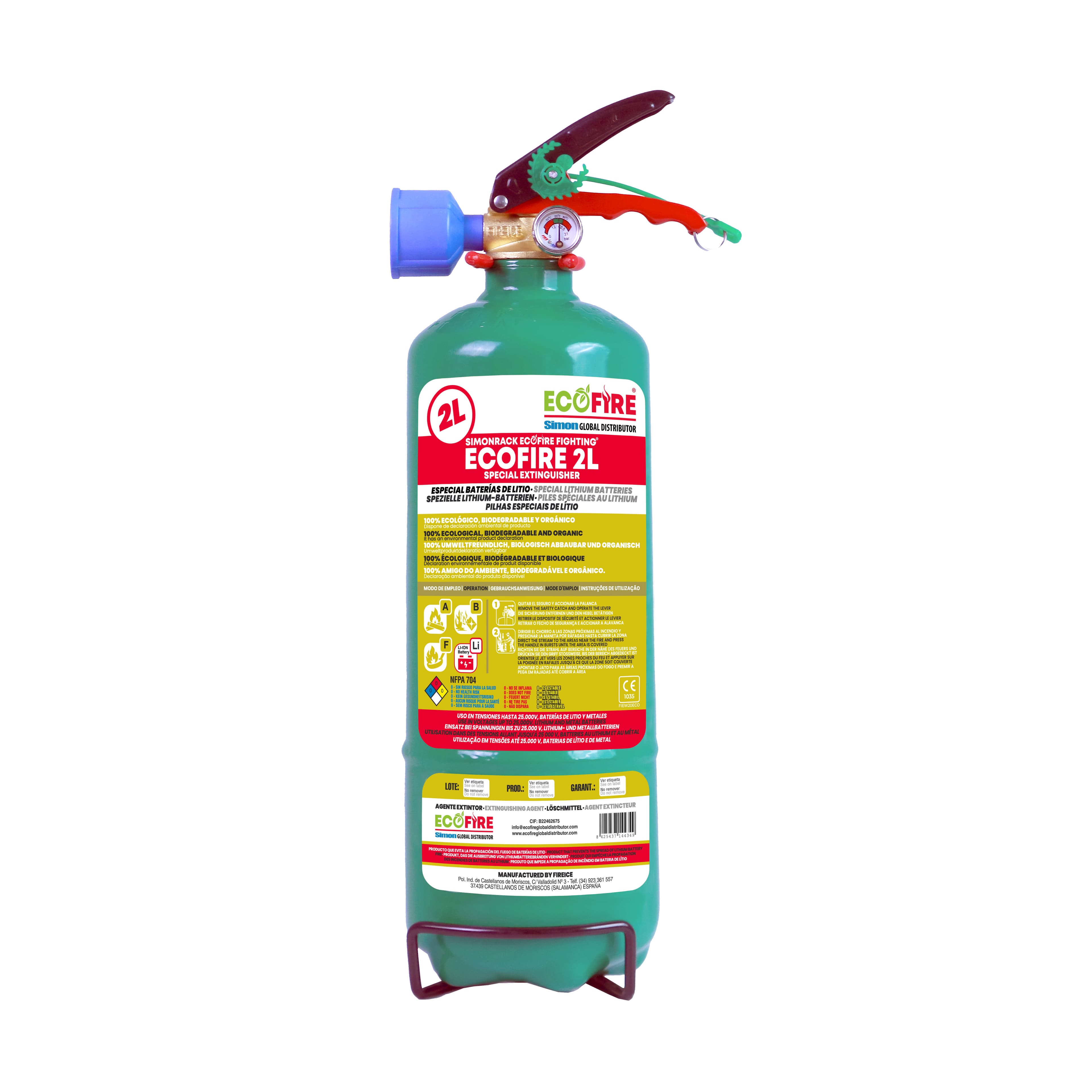 ECOFIRE Fighting 2 L + soporte