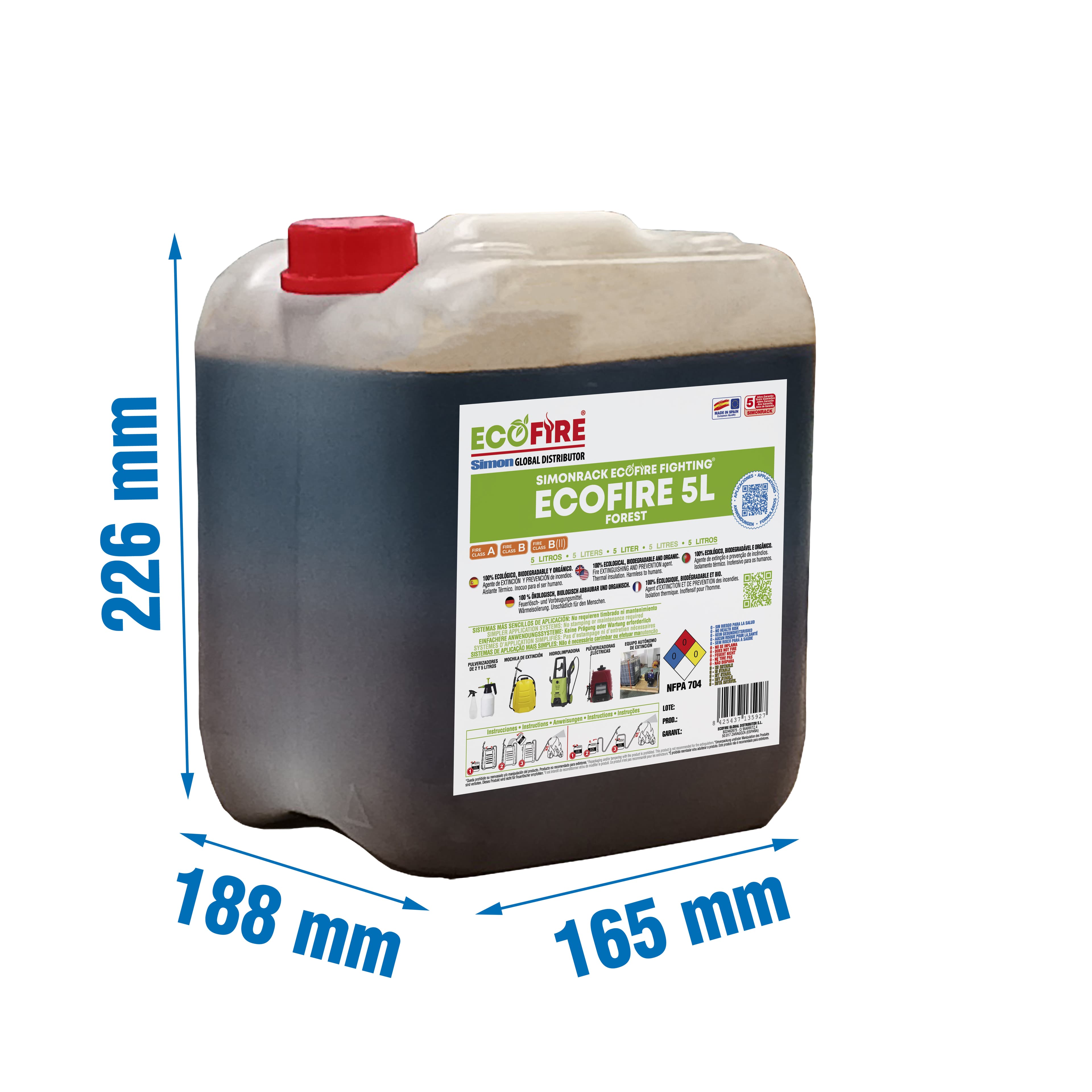ECOFIRE Forest 5 L · vista 2