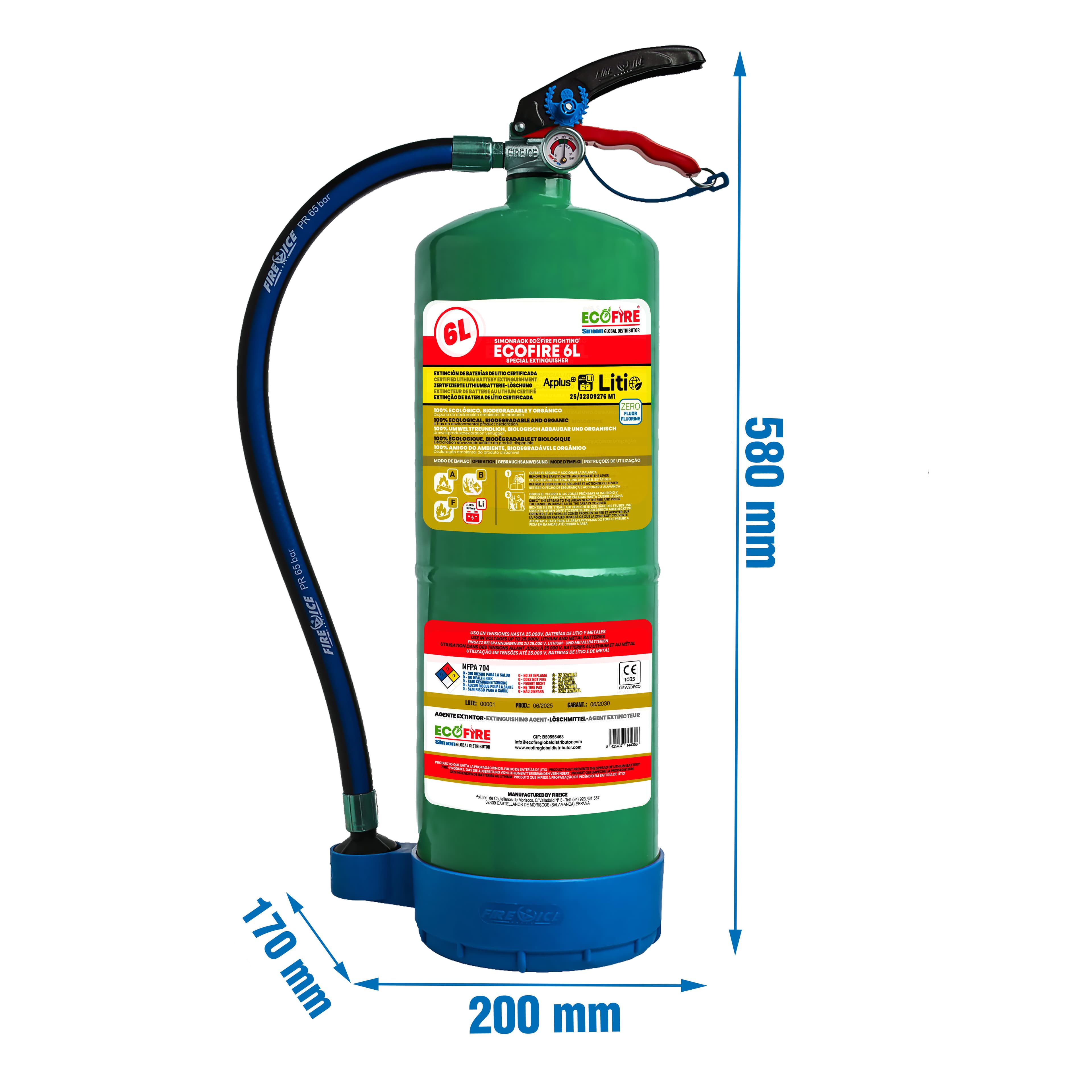 ECOFIRE Fighting 6 L · vista 2
